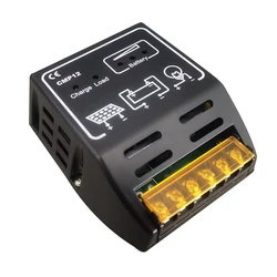 Controlador de carga Solar automático 10A 10A, regulador de carga 10A, cargador de protección segura para batería de Panel Solar