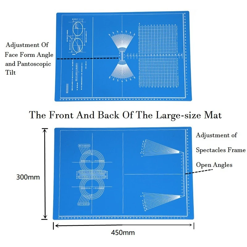 Fitting Tool Spectacles Work Mat Eyeglasses Frame Adjustment Tool Measurement Repair Tools for Optical Store Face Form Adjust