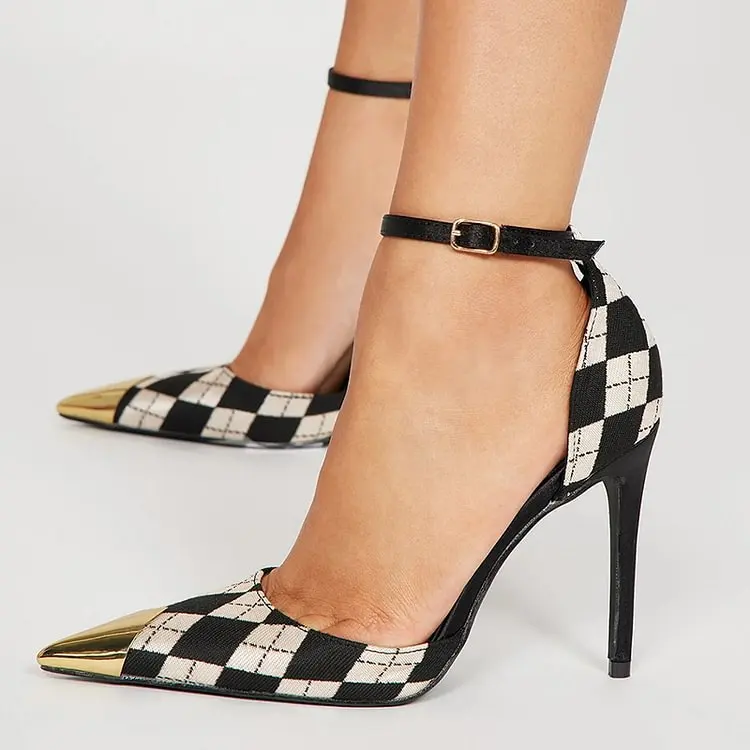 Hollow Sexy Cross Strap Pointed Toe Sandals Lady Leather Stiletto High Heel Ankle Strap Sandals Party Women Shoes Dress