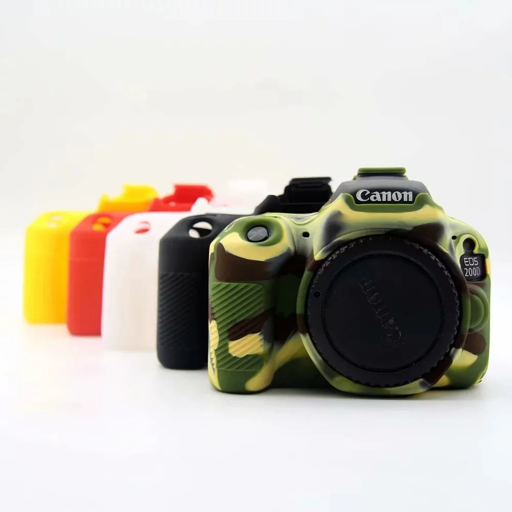 

For Canon SLR EOS 200D 200DII protective cover 200D silicone cover 200D