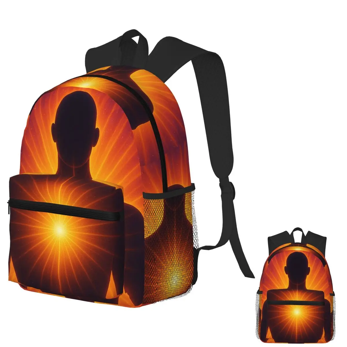 

The Source Of Energy Fuel For The Soul Student Backpack School Bag Hiking Travel Daypack for Men Women Bookbag Shoulder Bags