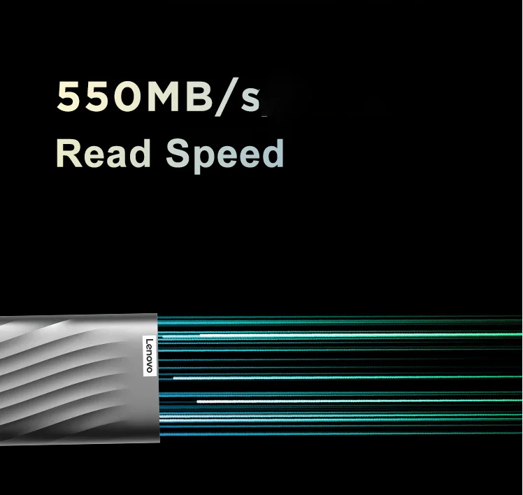 Imagem -06 - Original Lenovo Mobile Solid State Drive Ps6 Pssd Tipo-c Usb3.0 512g 1t 2t Resistente Sísmica 550 mb s Segurança de Dados