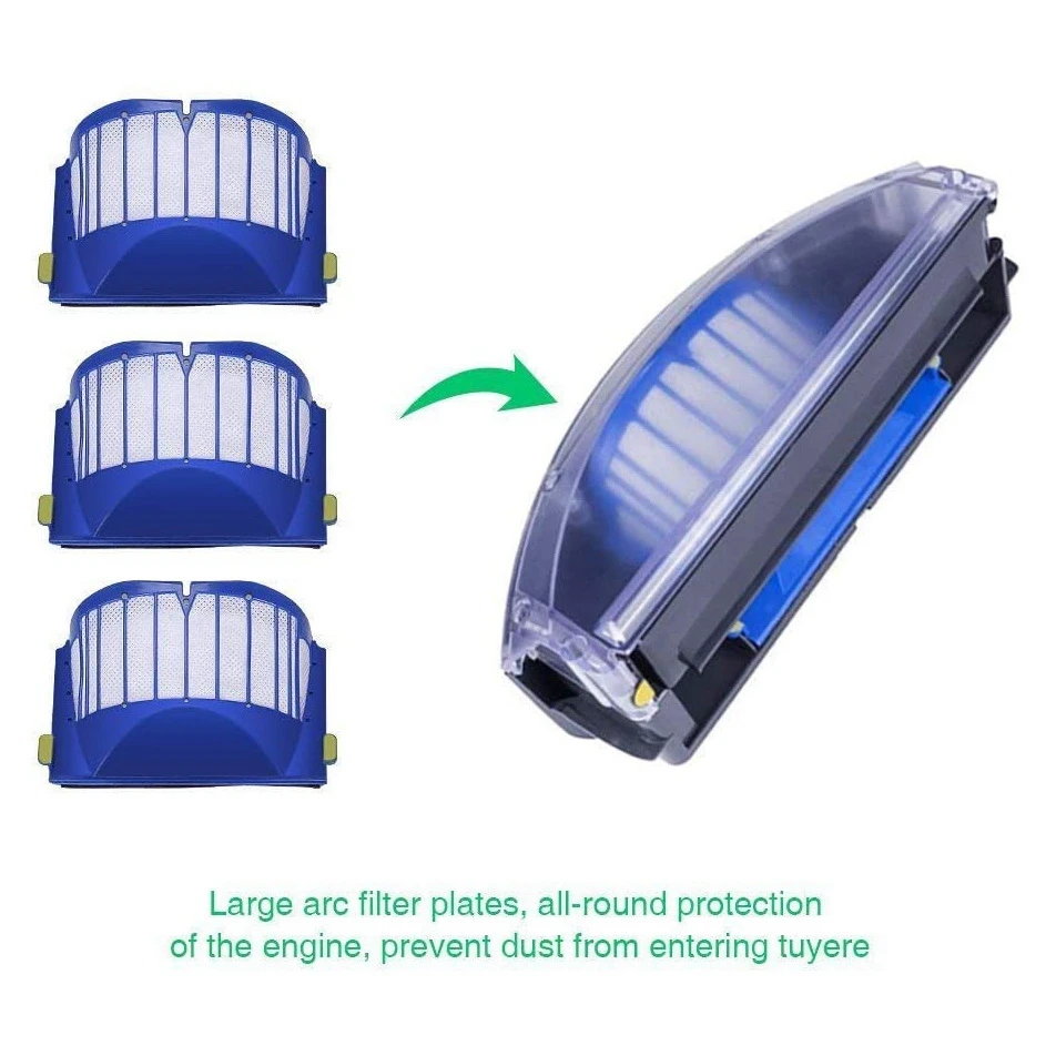 Filtre Hepa de Remplacement pour Aspirateur, Accessoires pour Série 500 600 528 552 564 610 630 650 660 670, 2 Pièces