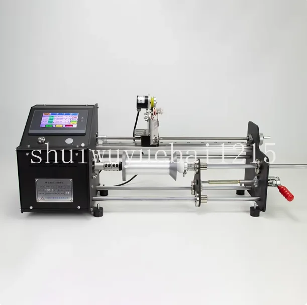 Unmanned Aerial Vehicle Fiber Winding Machine with Single-sided Layer and Horn Axis Parallel Winding Cable