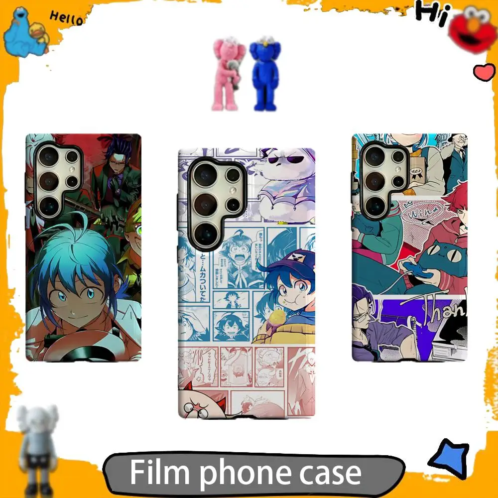 Добро пожаловать в Demon School Iruma-kuns Чехол для телефона 2-в-1 глянцевый корпус для Samsung Galaxy S25 S24 S23 S22 S21 Plus Ultra