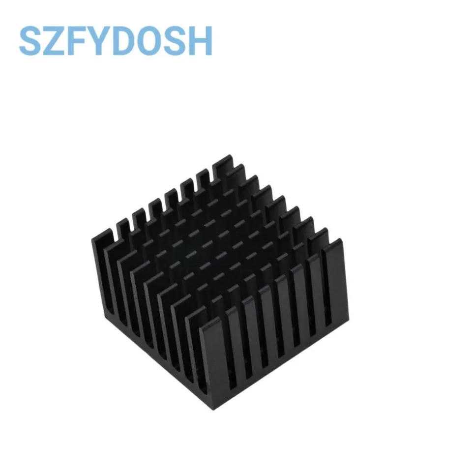 Electronic Heatsink Radiator Cooler Radiator 37X37X24MM High Quality Black Slot Heat Sink