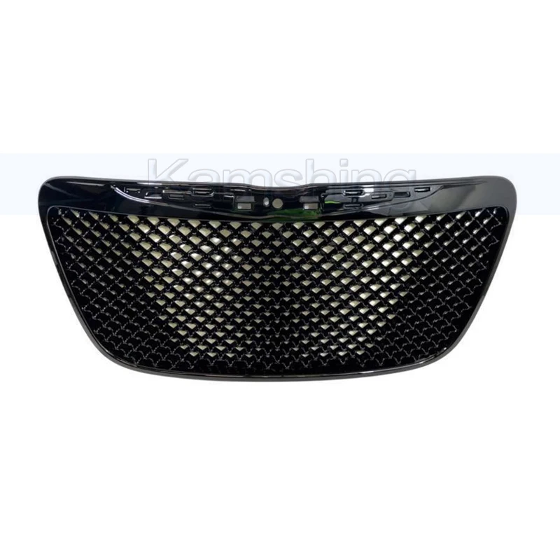 Kamshing Front Bumper Grill Mask Radiator Grille For Chrysler 300C 2011-2014 Medium Net Racing Grill Middle Net Without Logo view 3