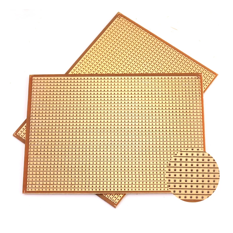 5PCS DIY 9.5x12.8 9.5*12.8CM Prototype Paper PCB Universal Experiment Matrix Circuit Board Single Row Continuous Hole 95x128mm