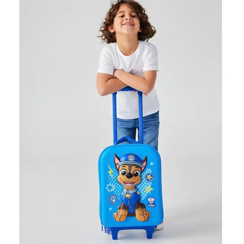 hot Genuine Simggle Paw Patrol Wheel Backpack Children School Boys Large Trolley Schoolbag Travel Backpack Kid’ S Supplies Gifts