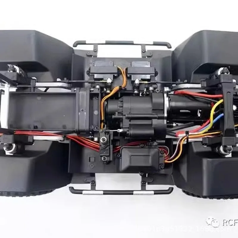 YK4103 FJ Cool Road Ze Vehículo de escalada teledirigido profesional RC con cerradura diferencial Puente de puerta de alto y bajo alcance