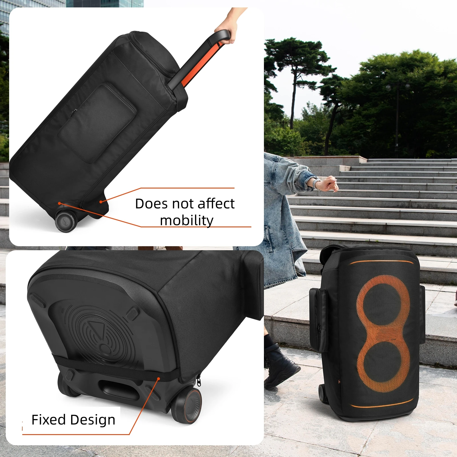 

Dust Cover Speaker Case for JBL PartyBox 520 Portable Party Speaker,Stretchable Speaker Cover Speaker Protective Dust Case