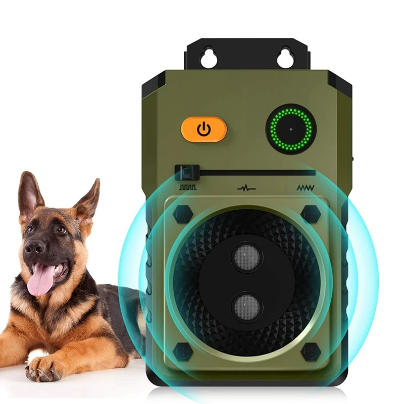 

New Anti Barking Device,50FT Ultrasonic Dog Barking Control Devices,AI Voice Controll Barking Stopper Bark Box for Outdoor