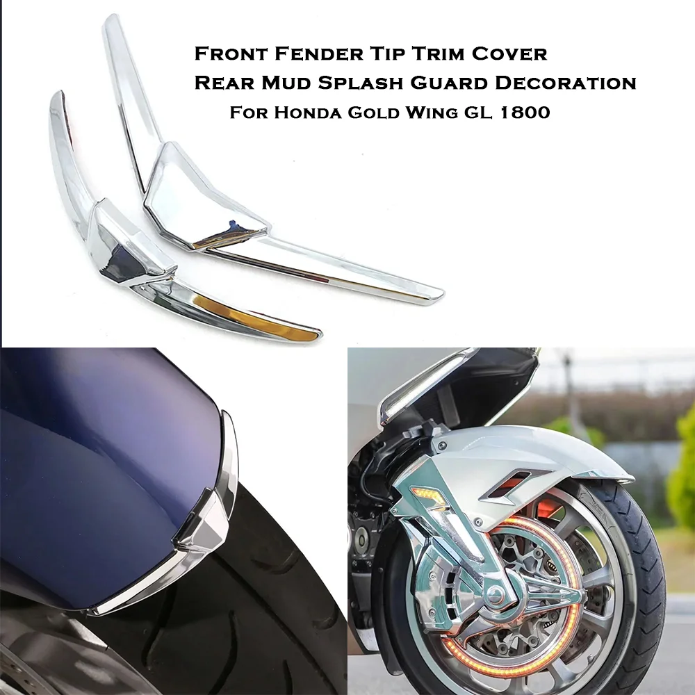 

Front Fender Tip Trim Cover Rear Mud Splash Guard Decoration Accessories For Honda Gold Wing GL 1800 Tour DCT GoldWing GL1800 20