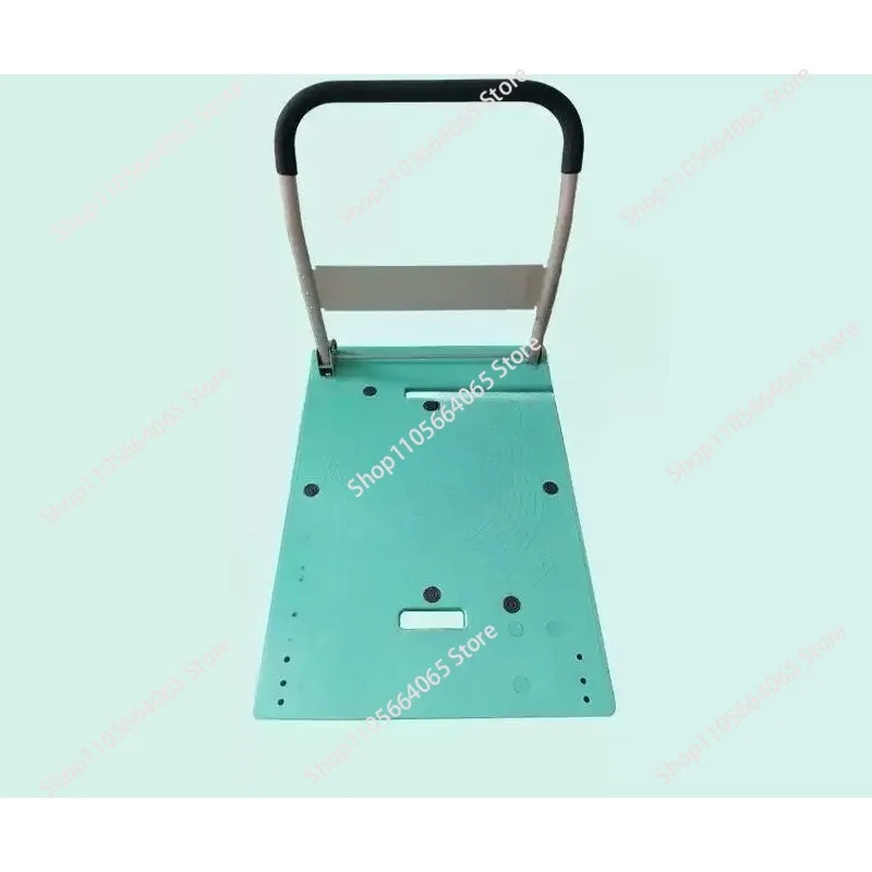 Single-layer folding trolley casters with brakes Storage handling capacity