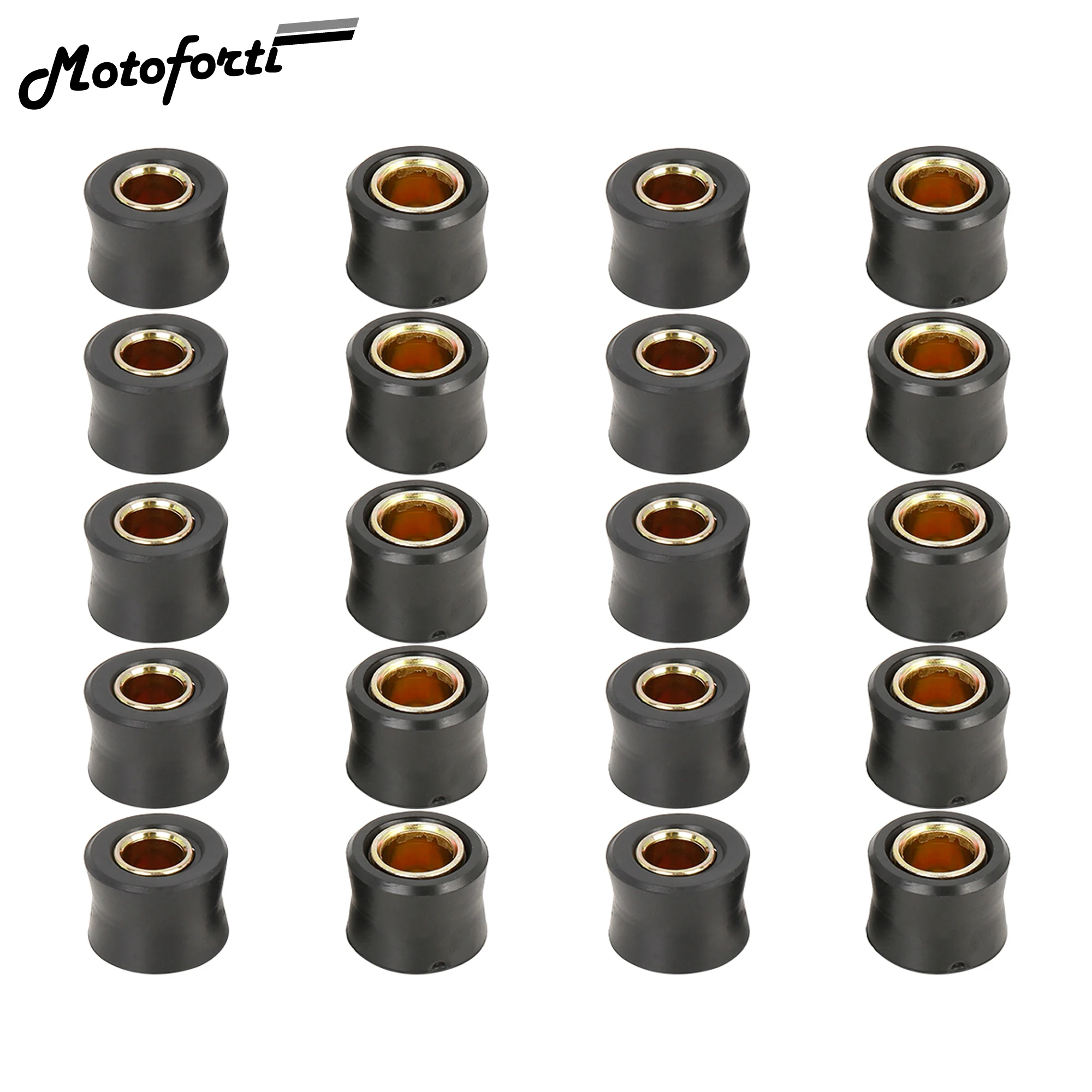 Motoforti 10mm 12mm 13mm Motorcycle Scooter Rear Shock Absorber Bushing Rubber Ring Wheel Damper Bush Bushing 2/4/5/6/10 Pcs