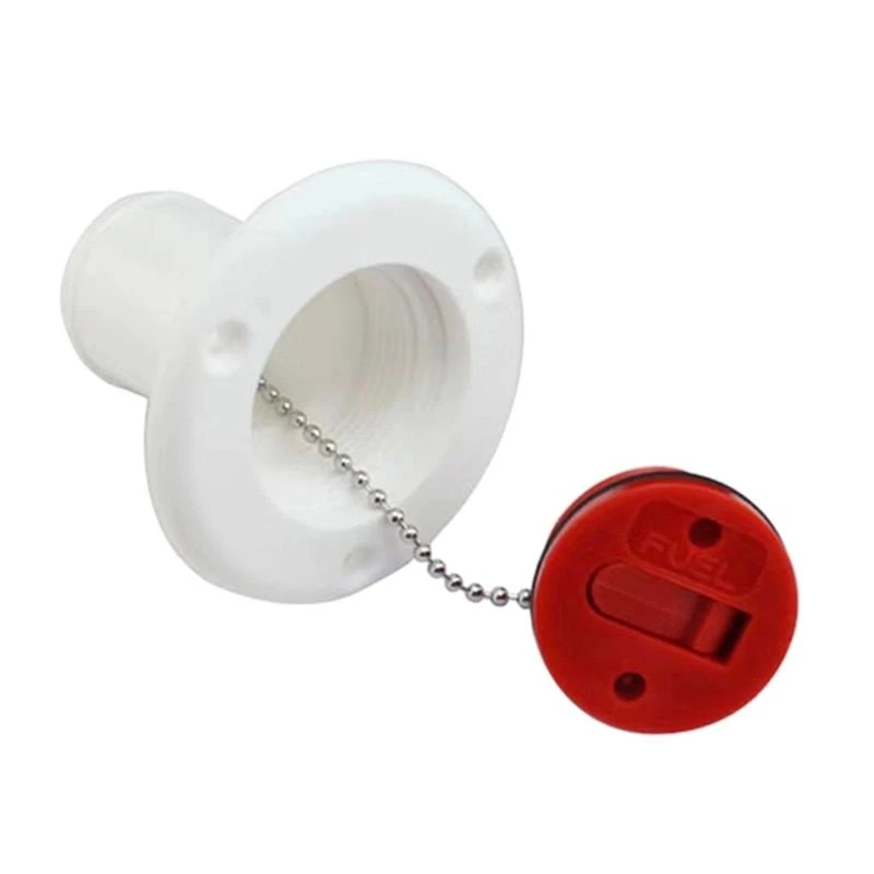 

652F Nylon Plastic Water Deck Filler Marine Hardware UV Stabilized Socket Boats Caravans Campers Truck Water Filler