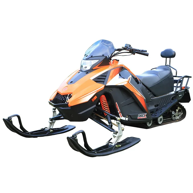 Outdoor 200cc 4 Stroke Engine Tracked Snowmobile For Ski Resorts Ice Entertainment Expansion And Amusement Vehicle