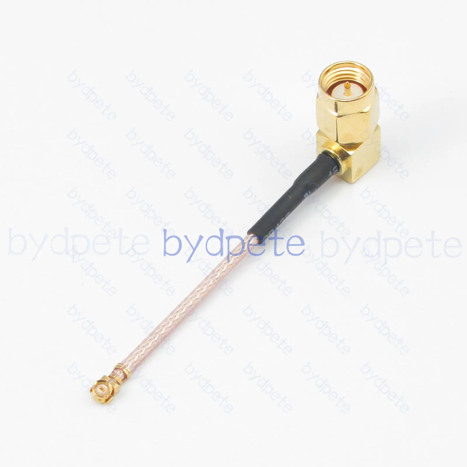 IPX u.FL UFL plug right angle to SMA male 90 degree RG-178 RG178 pigtail cable Any Long