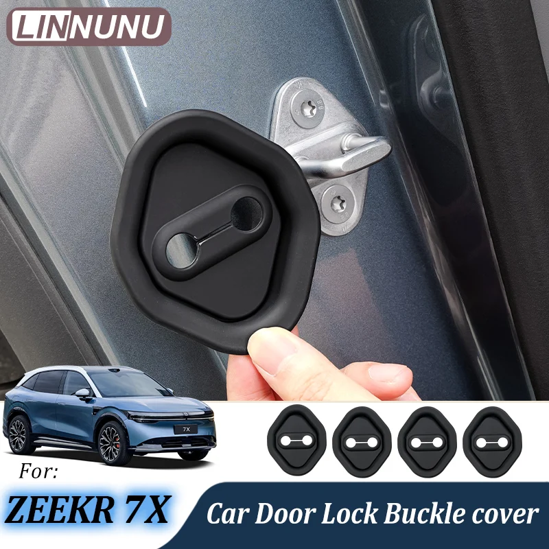 

LINNUNU для Zeekr 7x 2025 2026, автомобильный дверной замок, пряжка, защитная крышка, стержень клапана, винтовая крышка, декоративные автомобильные аксессуары ﻿ подушка