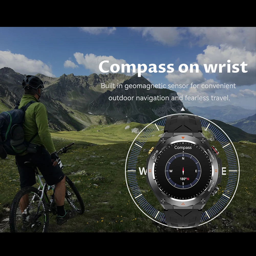 ل Xiaomi جديد GPS ساعة ذكية الرجال 412*412 HD 650 mAh بطارية الرياضة في الهواء الطلق ساعة الاتصال الصوتي 3TM مقاوم للماء Smartwatch 2025