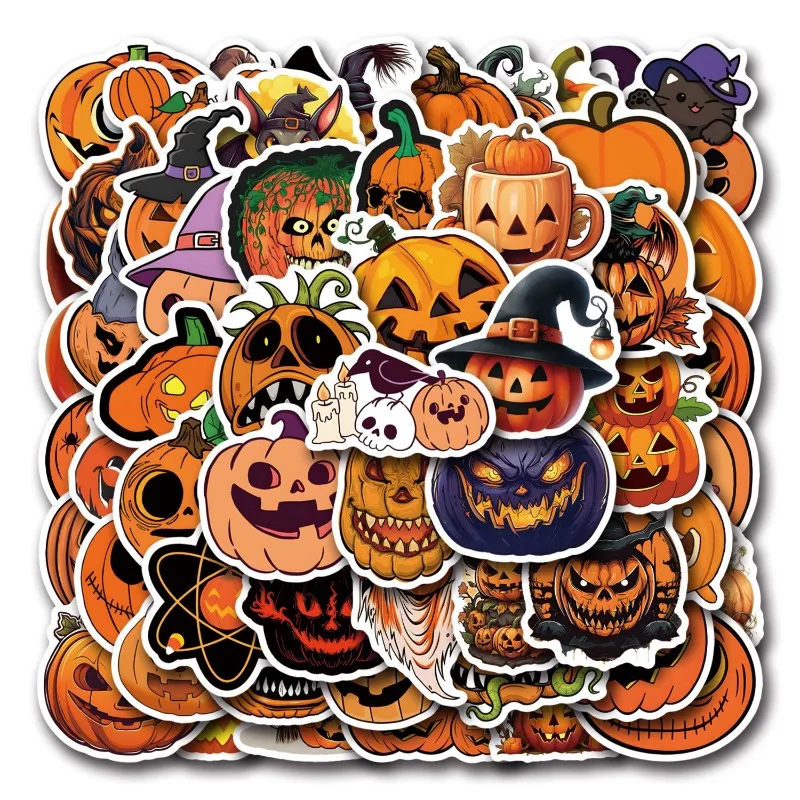 55 ชิ้นใหม่ฮาโลวีนองค์ประกอบน่ากลัวฟักทองบุคลิกภาพดูเดิลสติกเกอร์สติ๊กเกอร์กราฟฟิตี้สติ๊กเกอร์ DIY เด็กคลาสสิกของเล่น