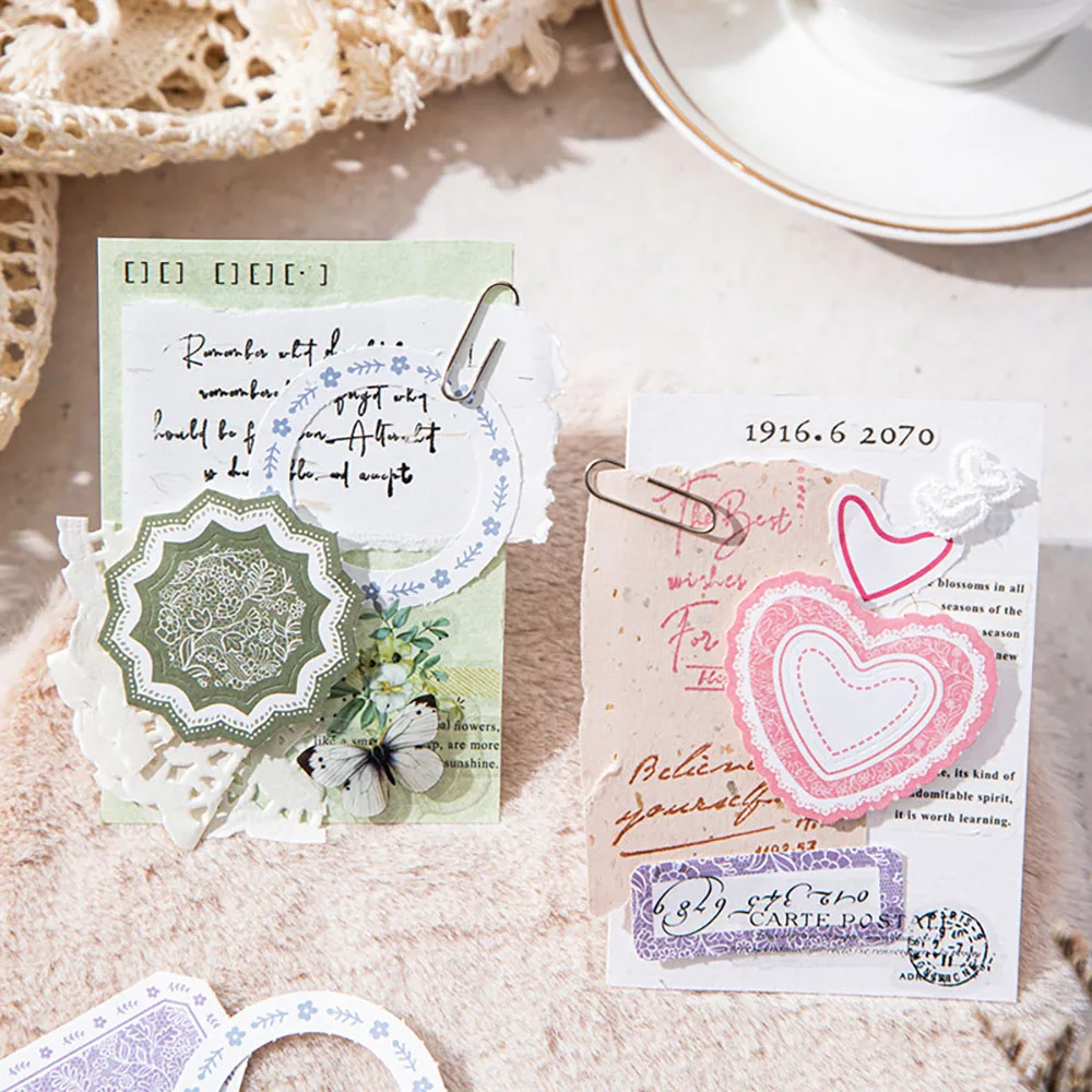 Quaderno a tema confine da 45 fogli, serie Mini Frame, materiale base base