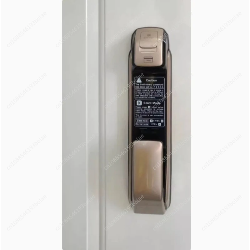 For  DP728 Push Pull Handle With Fingerprint Digital Smart Home Lock and Rfid Card VerificationCD