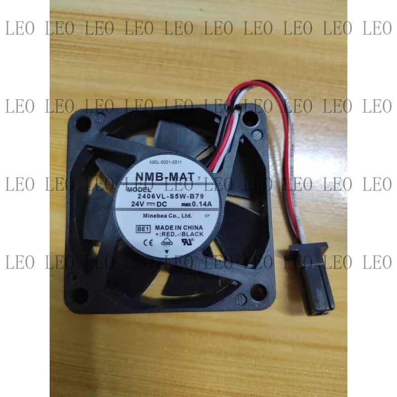 SS  For NMB 2406VL-S5W-B79 A90L-0001-0511 24V 0.14A 60mm 3-wire Cooling Fan