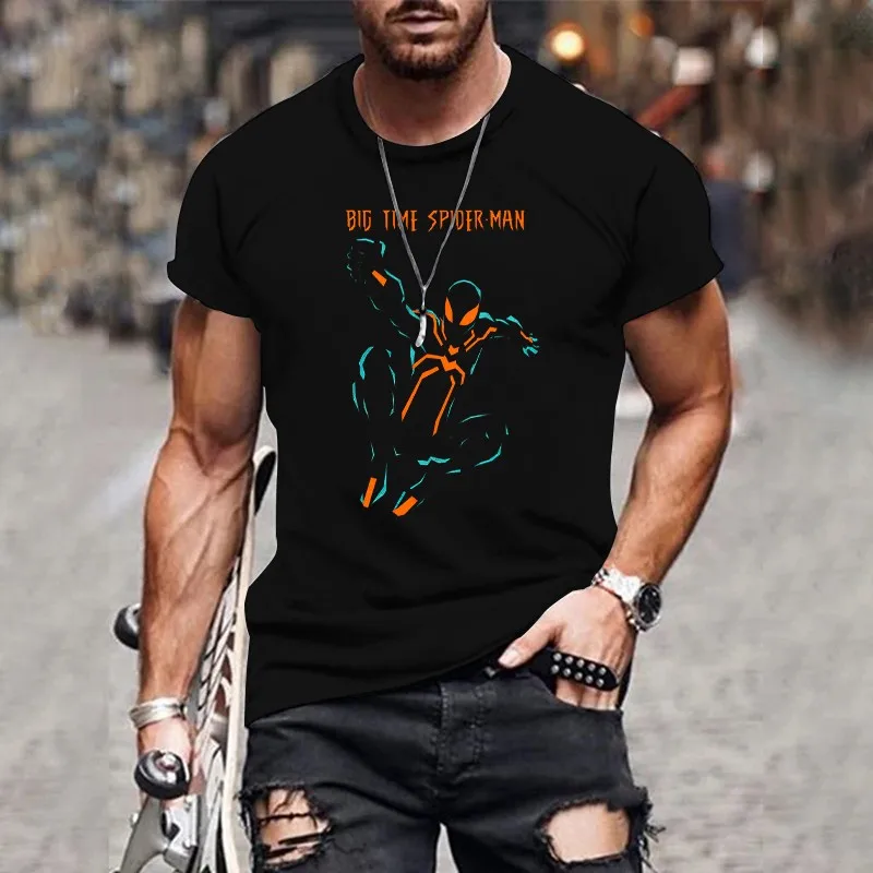 

Майка с большим количеством 3D визуальных животных для мужчин, camisa de manga corta con estampado de letras, Top Retro,ropa de cuello