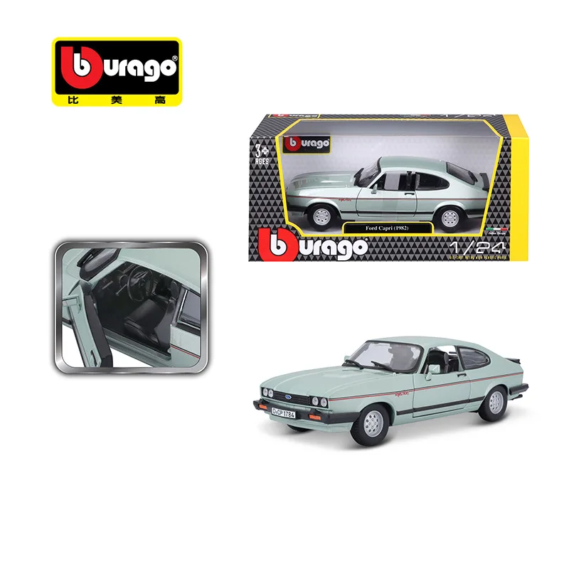 Bburago 1:24 ford capri1600gt (1982) Modell legierung Autos ammlung Druckguss Sportwagen Luxus fahrzeug Ornament Junge Geburtstags geschenk