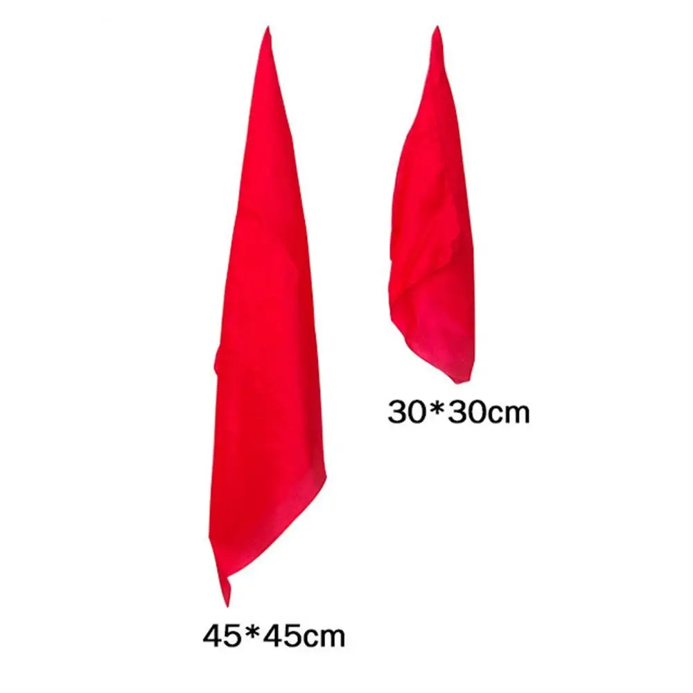 Magic ของเล่น 30*30 ซม.ผ้าพันคอ Magic Tricks Magic Prop 45*45 ซม.Magic Silk Mentalism สีสัน Magician ผ้าพันคอ Magician