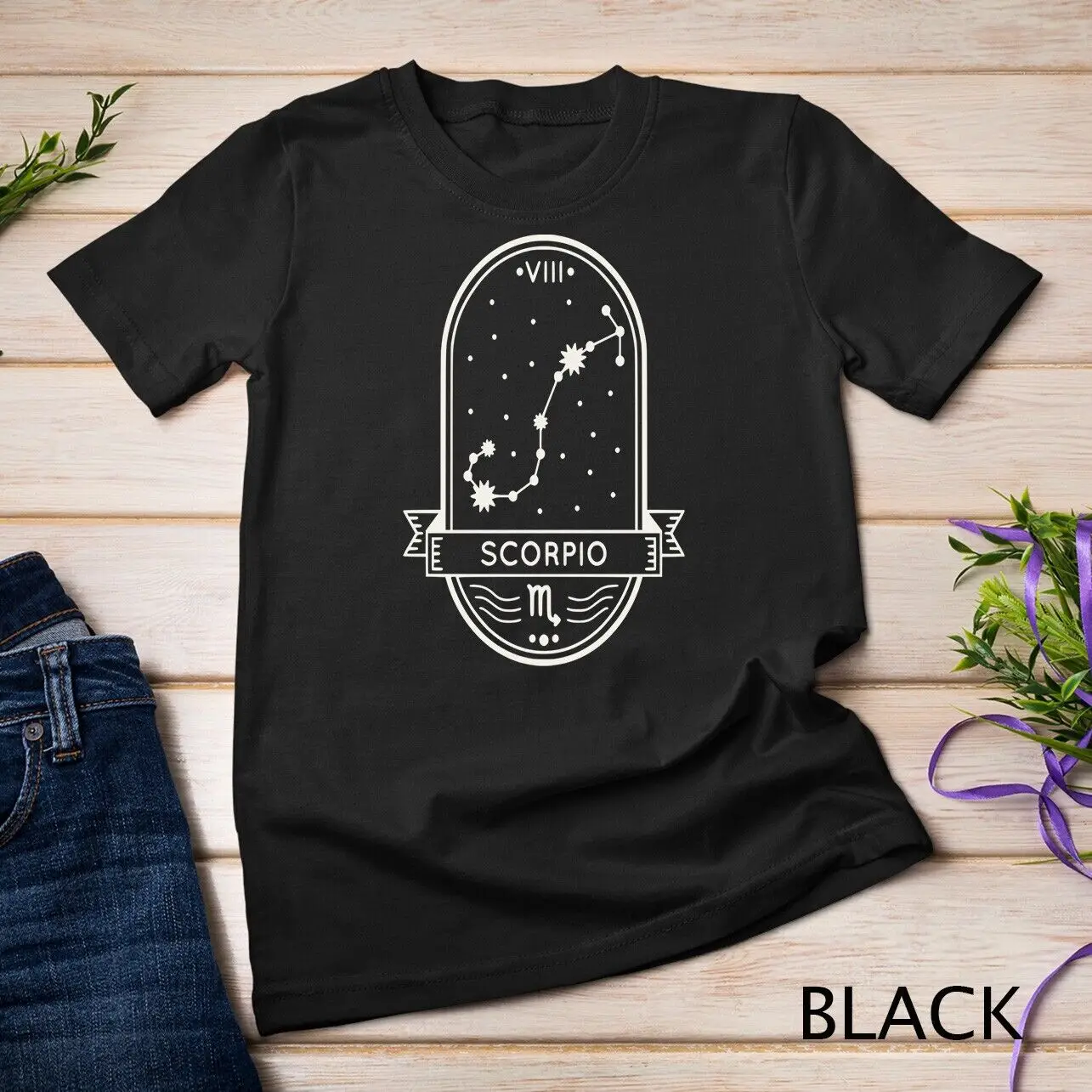 Scorpio Zodiac Sign Scorpion Constellation Scorpio Symbol Unisex T-shirt