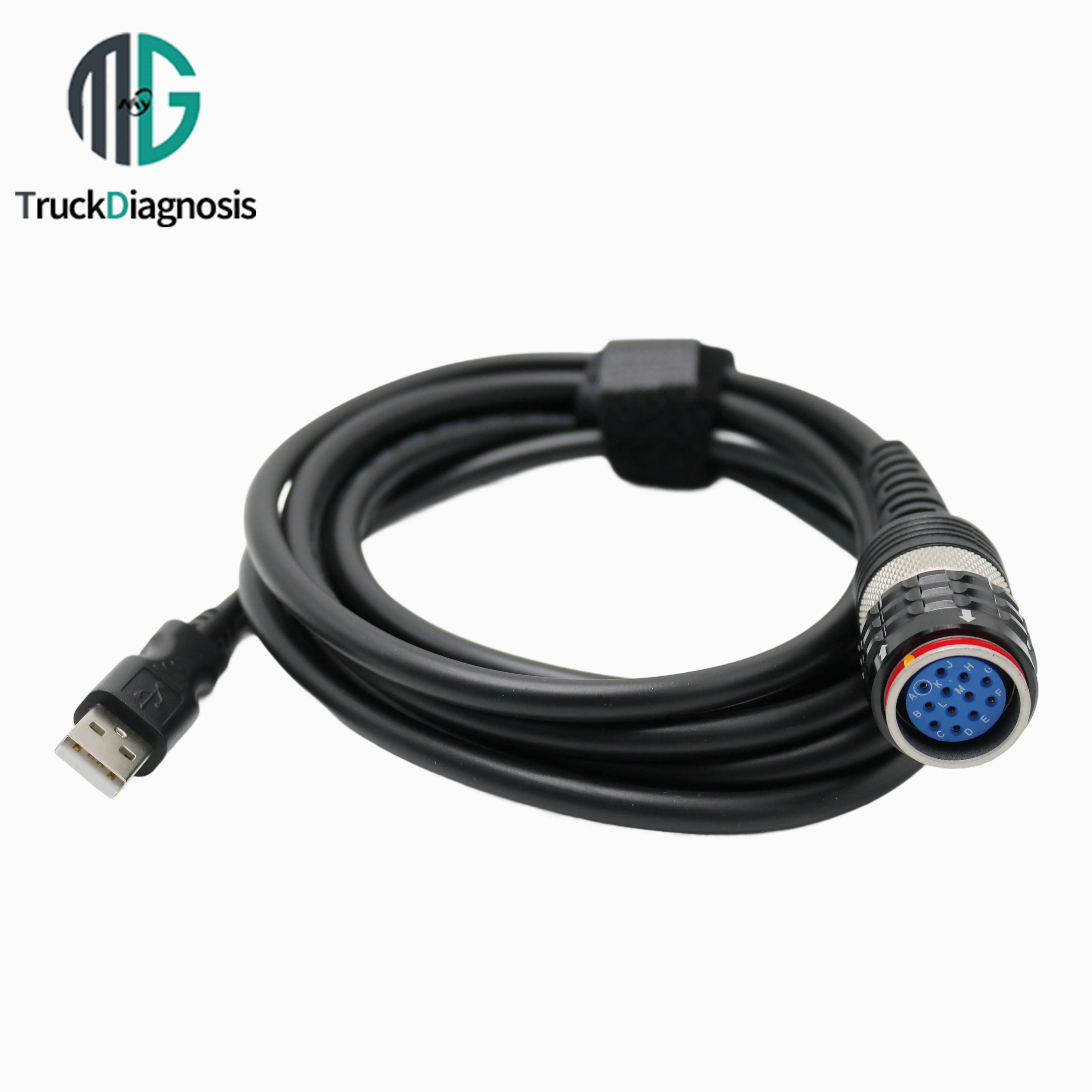 USB Diagnostic Cable for Volvo Vocom 88890304 88890305 Replacement USB Cord for Truck ECU Programming & Diagnostic Tool