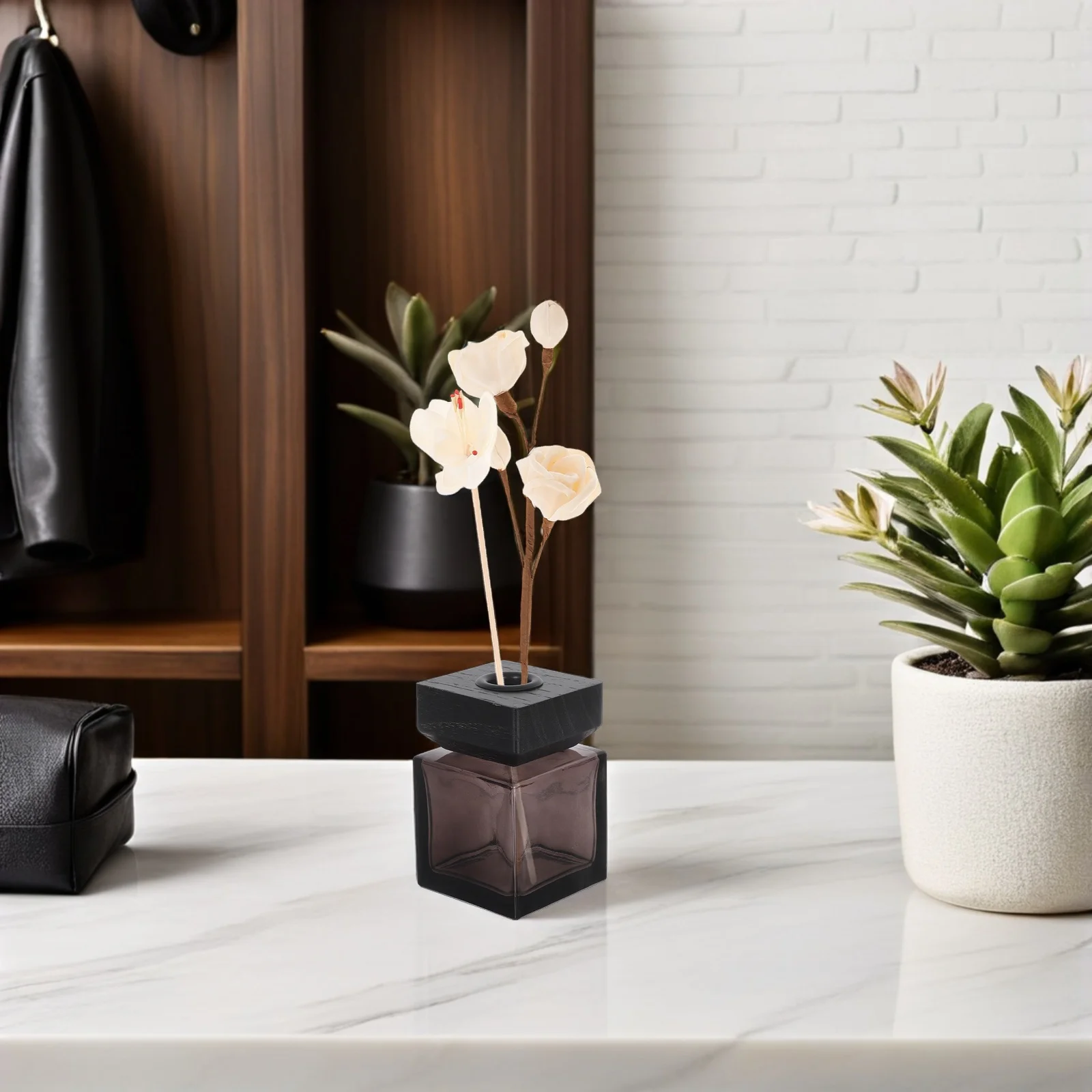 

9Pcs Perfume Rattan Stick Diffuser Flower Sticks for Home Office Bathroom Aromatherapy Scented Ornament House Scent Diffuser