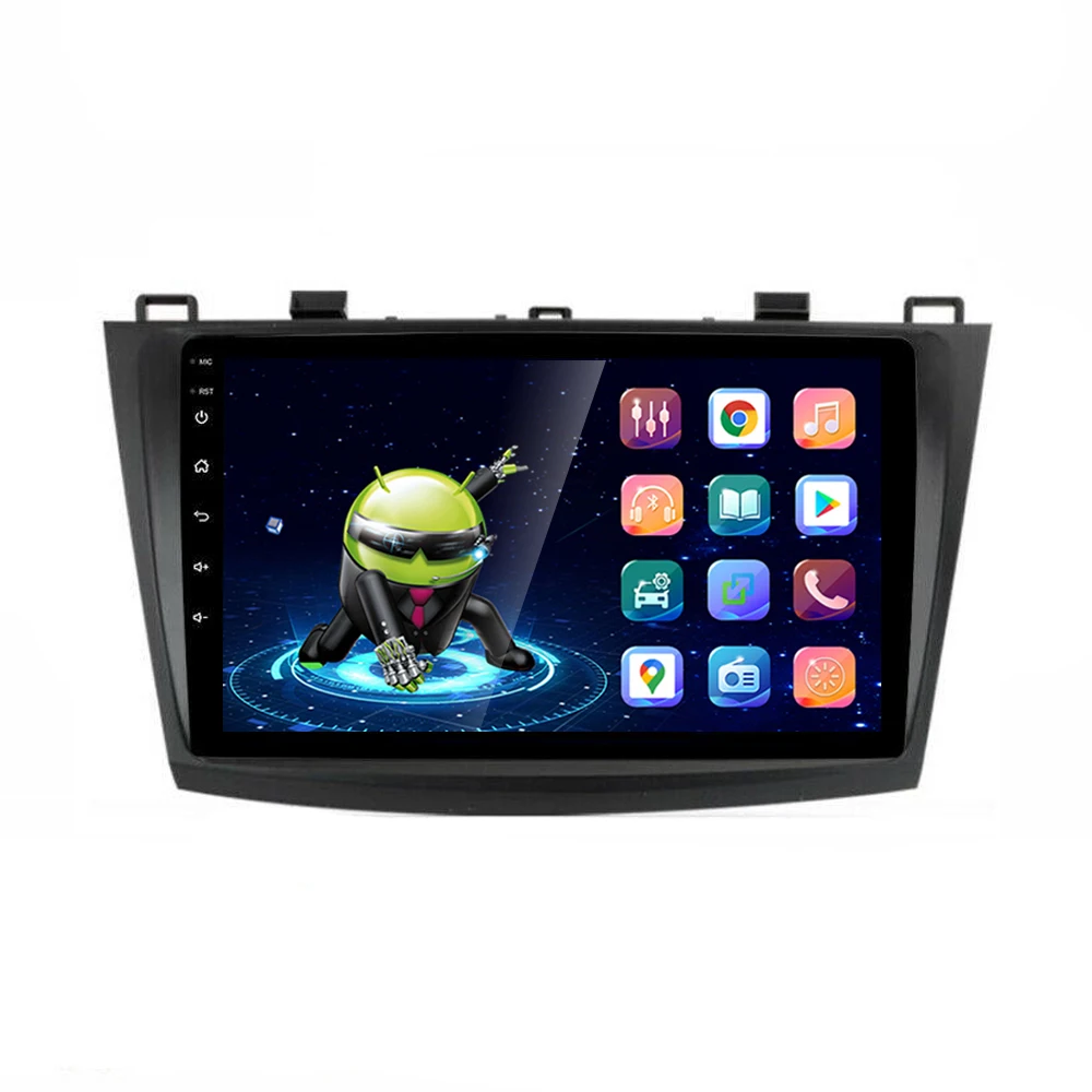 Voor Mazda 3 2010-2013 4-64 GB Draadloze Carplay Android Auto Android 13 Autoradio Radio GPS Wifi - afbeelding 2