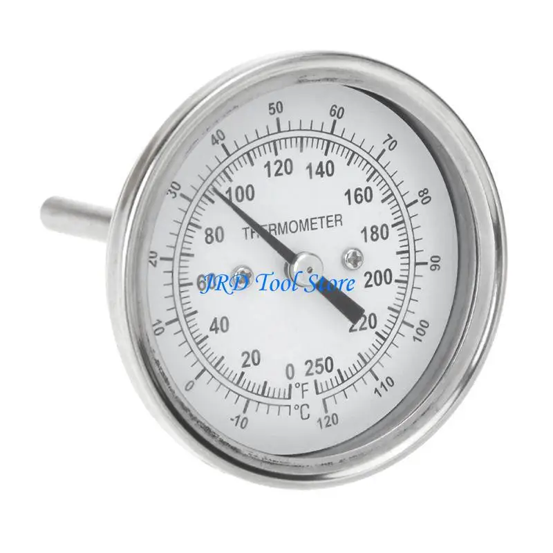 A2UD Bimetal npt 2 Portable Professional Professional 0-300 Celsjusza Bimetalu BMETAL BBQ TEMPEMATOR TERMOMATOR