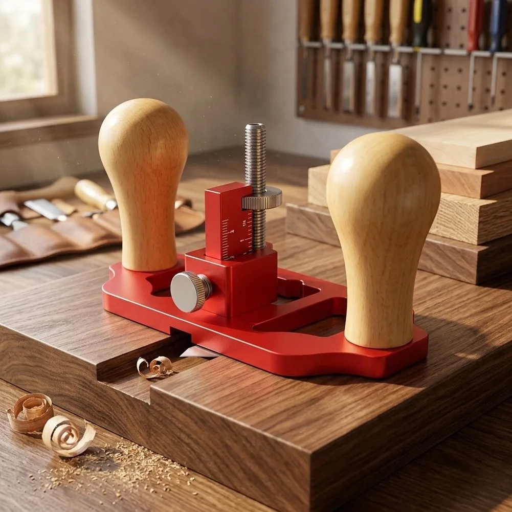1pc Handheld Wood Planer Alloy Router Plane Hand Wood Planer Replacement For Woodworking Trimming Edges Toolkit