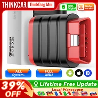 THINKCAR THINKDIAG MINI Escáner OBD2 automático con Bluetooth Diagnóstico completo del sistema para todos los vehículos Herramienta de escaneo de diagnóstico automotriz gratuita de por vida