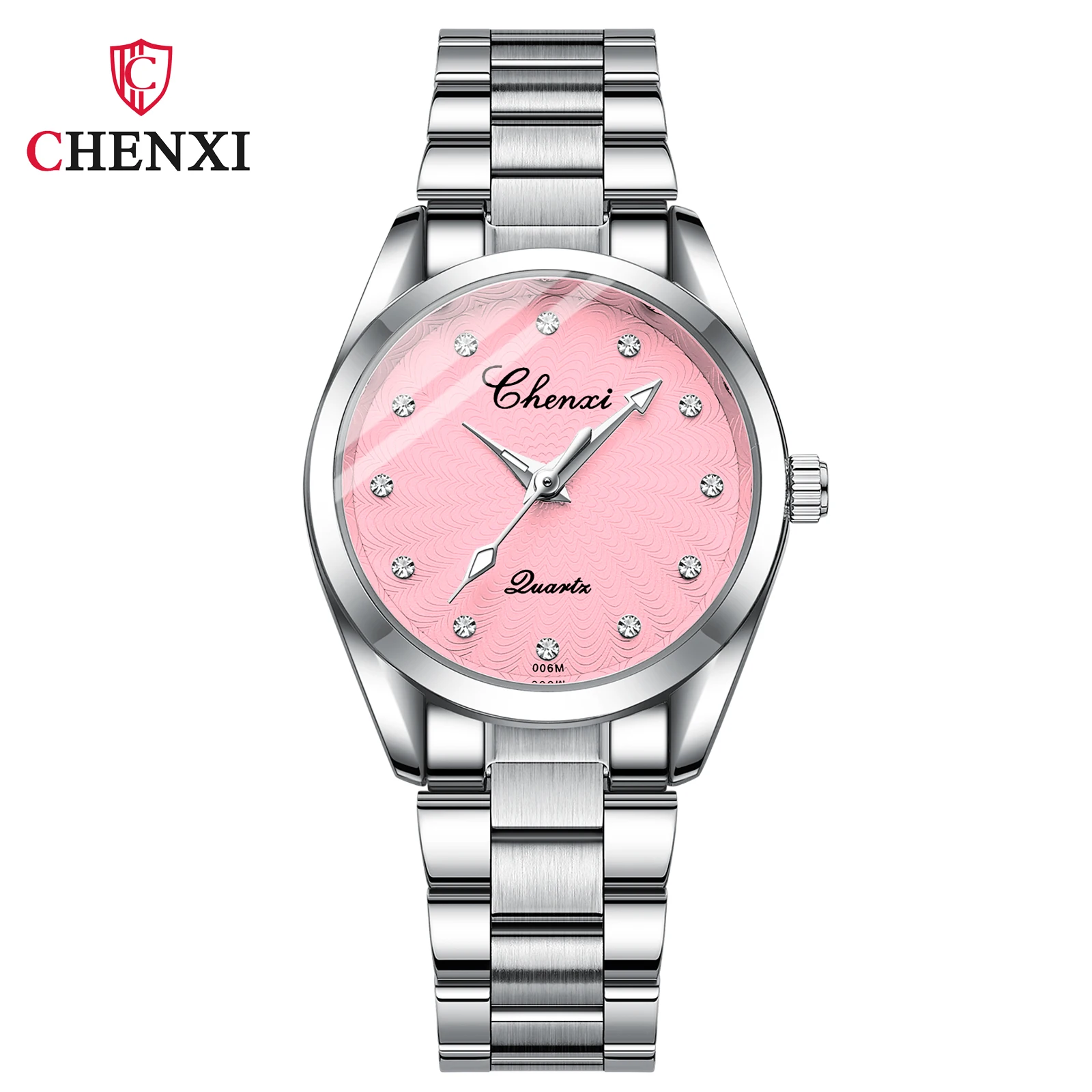 

CHENXI 006M Fashion Women New Luxury Lady Stainless Steel Wristwatches Waterproof Female Quartz Watches