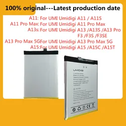 New Original Battery For UMI Umidigi A11 Pro Max A11Pro Max A11S A13S A13 Pro Max F3 F3S F3SE A15 A15C A15T Phone Batteries