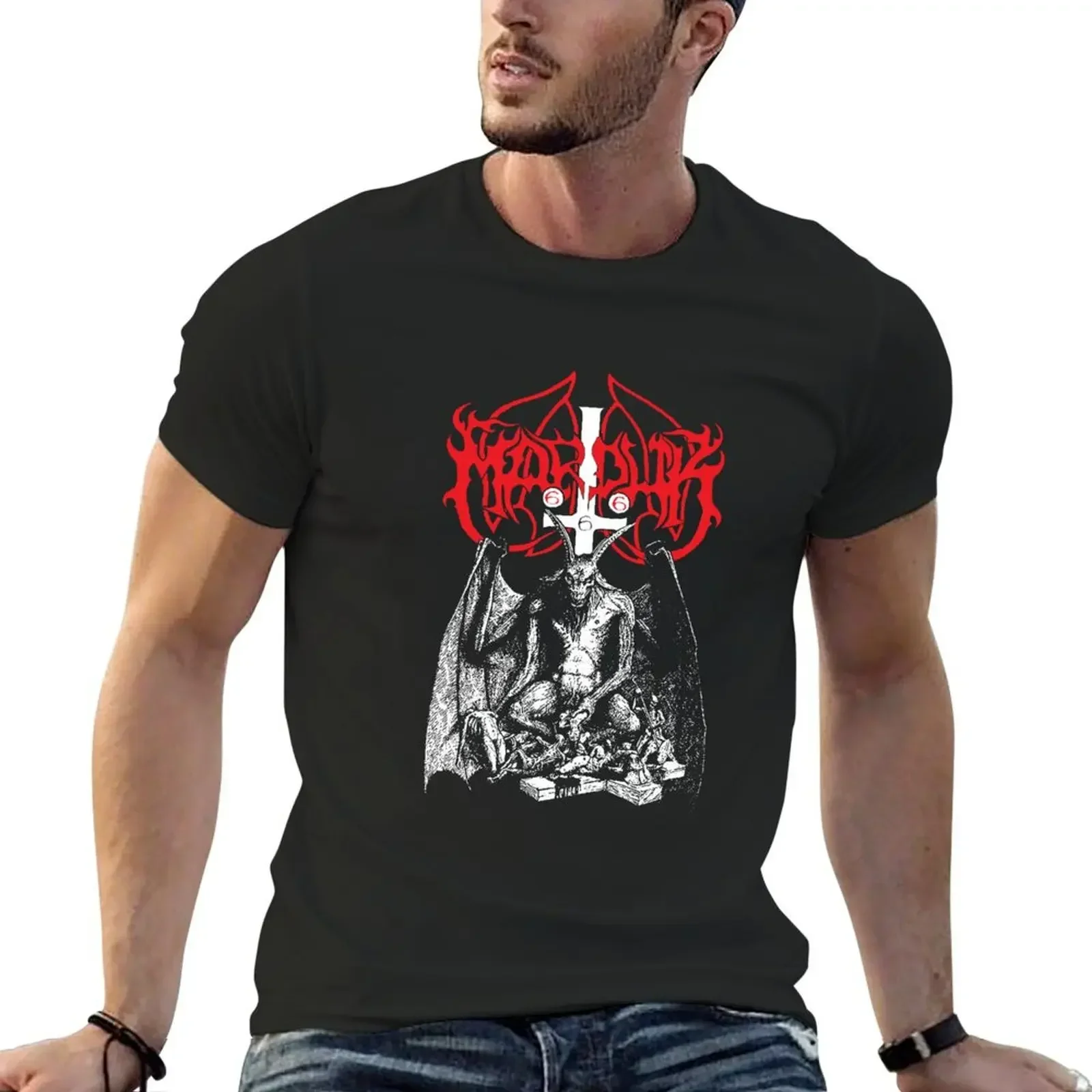 MARDUK DEMON WITH WINGS T-Shirt graphic tee shirt cheap stuff funny t shirts for men