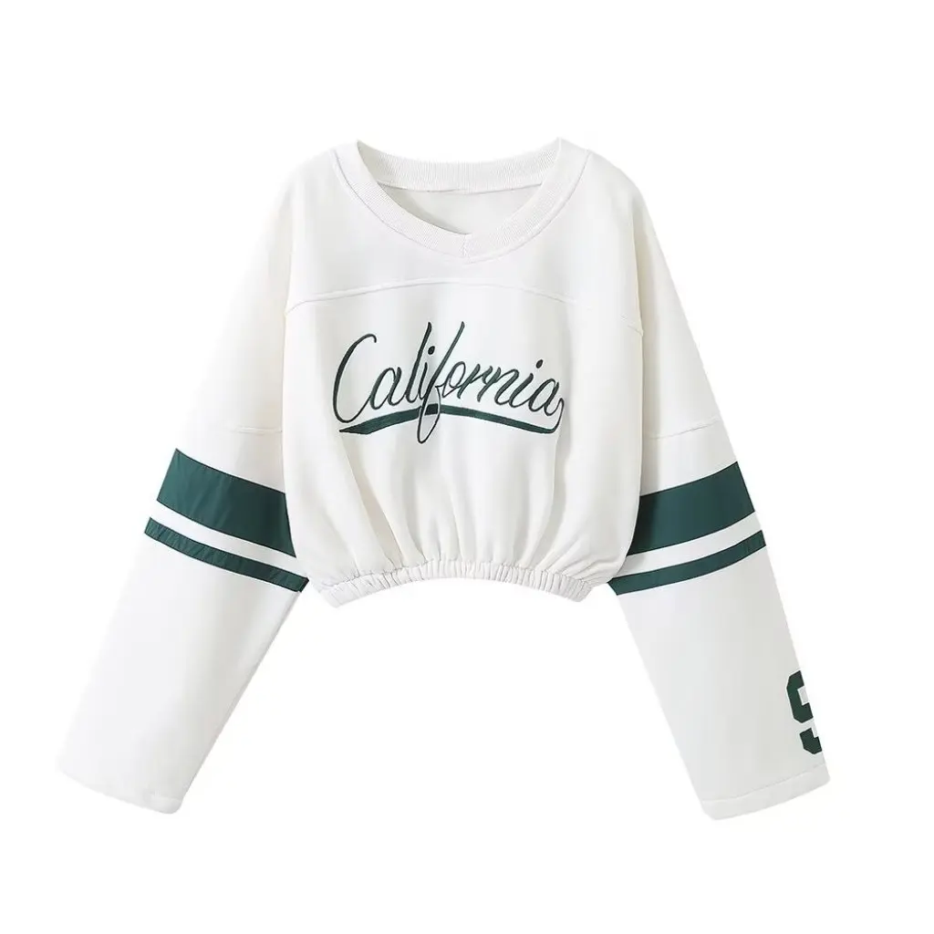 Maglione girocollo alla moda e pantaloni da jogging dritti Set Collezione invernale in stile europeo e americano Manica corta lunga