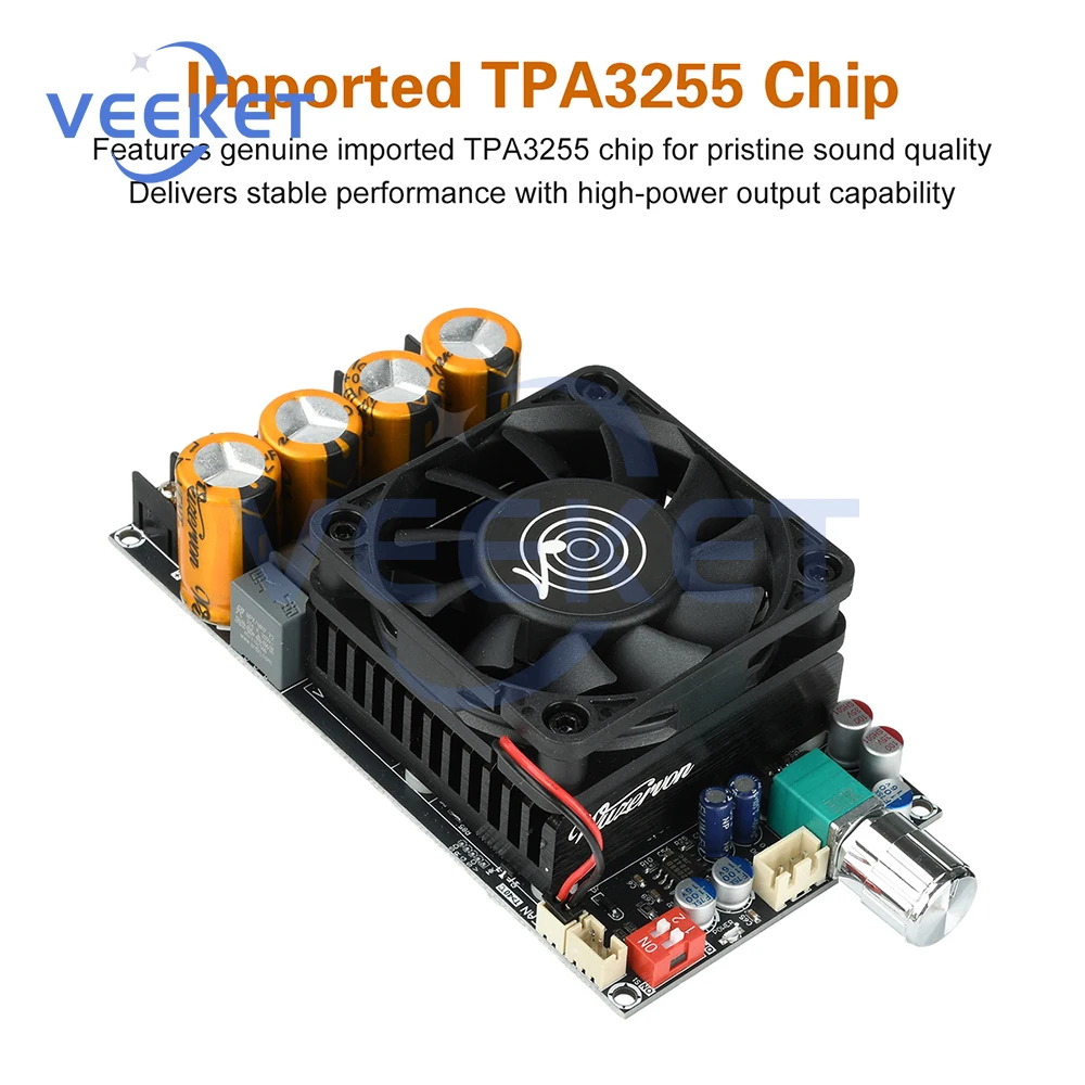 がく ZK-3002 2G TPA3255 300W HiFi Amplifier Module