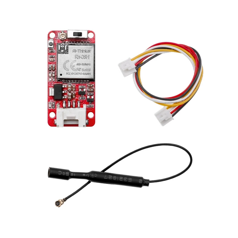 Crowtail Lora RA-08H Module 3.3V~5V UART Low Power Consumption 32-bit RISC MCU ASR6601 Long Range Communication 803~930Mhz