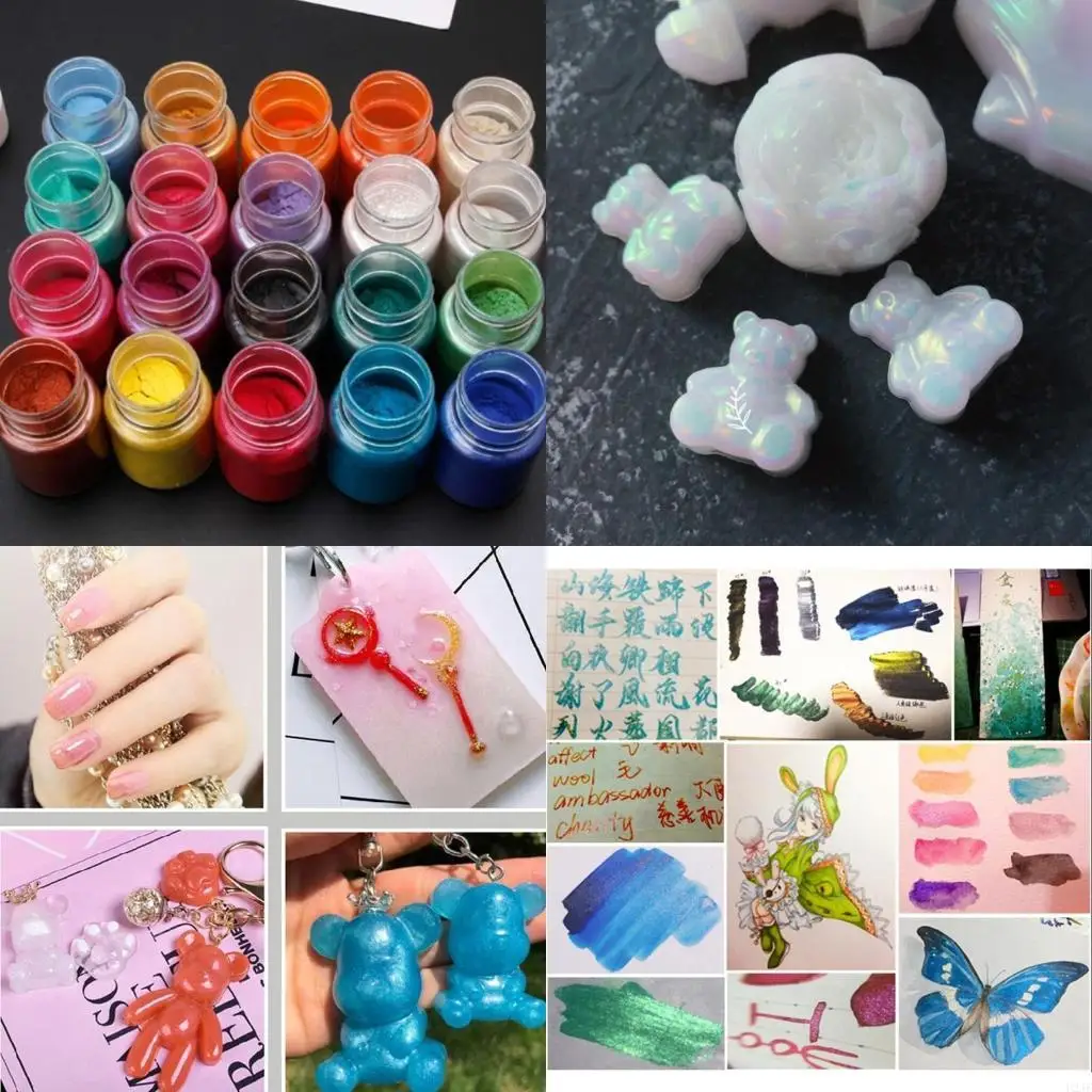   Cosmetic Epoxy Resin Dye Pearl Powder Pearlescent Natural Mica Mineral Powder