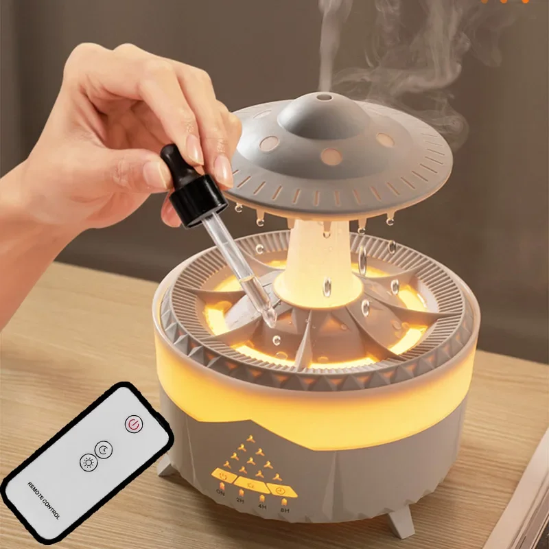 Ultrasonic Air Humidifier Aierwill Ufo Aromatherapy Diffusers Mist Maker Fragrance Essential Oil Aroma Difusor Remote Control