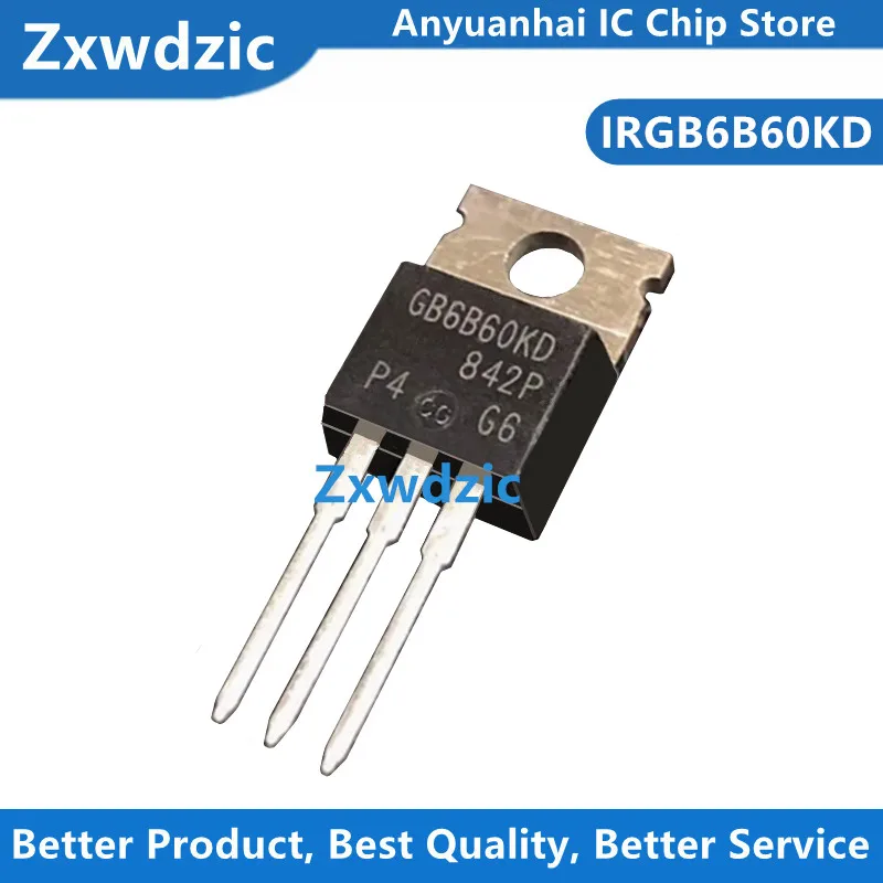 10pcs New Original IRGB6B60KDPBF GB6B60KD IRGB6B60KD TO-220 7A600V  MOSFET