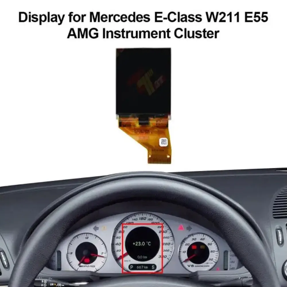 

Dashboard LCD Display for Mercedes E-Class W211, CLK-Class W209, CLS-Class W219 Instrument