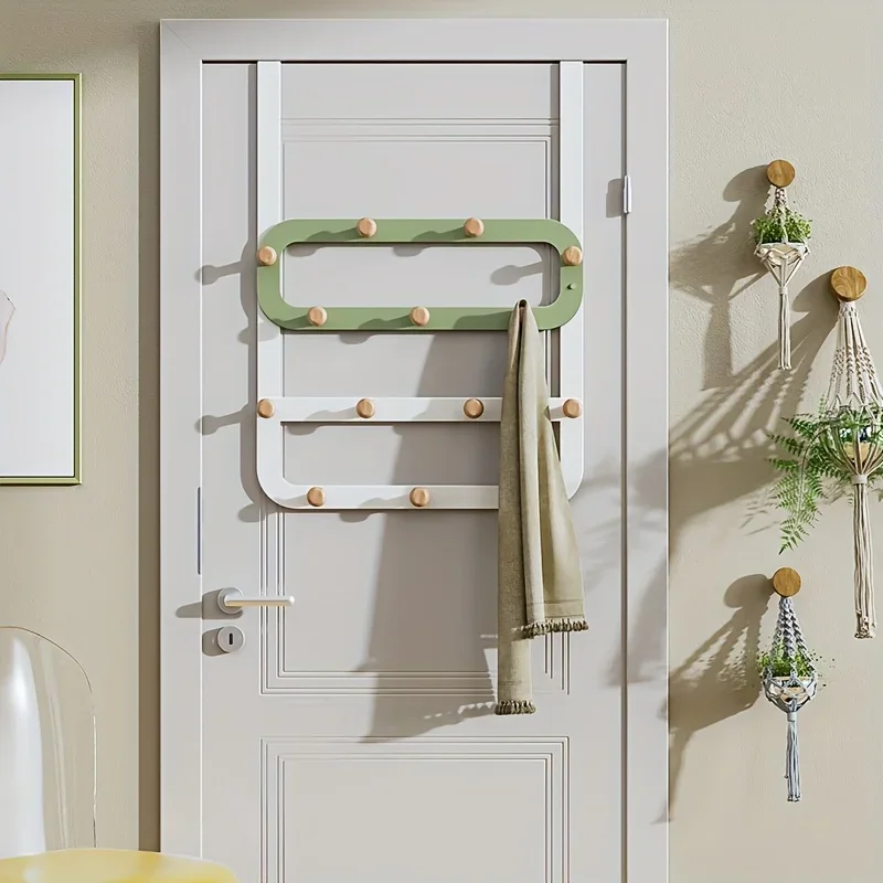 Metal Hanging Hooks Multifunctional Coat Bag Hat Wall Racks Door Hanger Kitchen Home Bathroom Organizer Room Accessories Gift