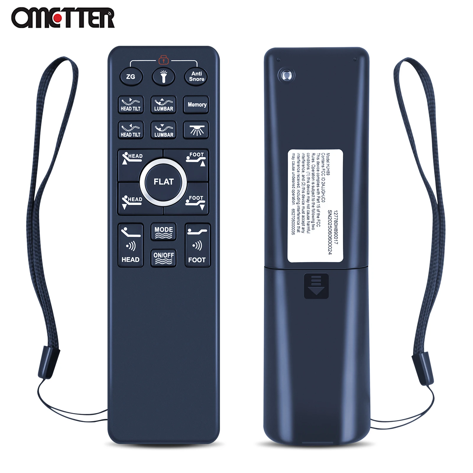 

New For MLILY NL300 Richmat HJH89 Adjustable Base Smart Bed Classic Remote Control